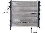 Mahle Cr 556 002S - Oe 1301 M6 Radiatore, Raffreddamento Motore Per C3 Pluriel (Hb), C2 (Jm), C2 Enterprise (Jg), C3 I (Fc, Fn), C3 Ii (Sc), 207 (Wa, Wc), 207 Sw (Wk), 1007 (Km)
