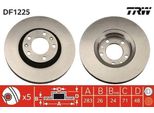 Trw DF1225 - Oe 95 661 813 Disco Freno Per 605 (6B)