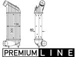 Mahle Ci 181 000P - Intercooler Oe 0384J9 Per C8 (Ea, Eb), Jumpy (VF7), Scudo, Ulysse, 807 (Eb), Expert (Vf), Expert Tepee (VF3X)