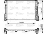 Valeo 735285 - Oe 2045000203 Radiatore, Raffreddamento Motore Per Classe C (W204), Classe C (W205), Classe C (C204), Classe C (C205), Classe C (S204), Classe C (S205), Classe E (W212), Classe E (A207), Classe E (C207), Classe E (S212), Classe Glk (X204), Slk (R172)