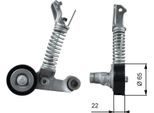 Gates T39373 - Puleggia Tenditore Oe 651 200 05 70, Cinghia A V Per Classe B (W246), Cla (C117), Classe A (W176), Cla (X117), Classe Gla (X156)