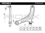 Ridex 273C0443 - Braccio Di Comando Oe 93193131 Per Agila B