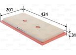 Valeo 585488 - Filtro Aria Oe 2760940004 Per Classe C (W204), Classe C (C204), Classe C (S204), Cls (C218), Cls (X218), Classe E (W212), Classe E (A207), Classe E (C207), Classe E (S212), Classe Glk (X204), Classe M (W166), Classe R (W251), Classe S (W221), Classe S (W222), Sl (R231), Slk (R172)