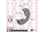 Zimmermann 600.1966.20 - Tamburo Del Freno Per Inca (6K), Caddy Ii (9K)