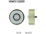 Skf Vkmcv 52009 - Puleggia Folle Oe 6453 Kh, Cinghia A V Per Jumper, Ducato, Boxer