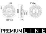 Mahle Cfc 52 001P - Oe 2005122 Frizione, Ventola Radiatore Per Sprinter (W904), Sprinter (W903)