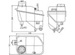 Mahle Crt 202 000S - Oe 211 500 00 49 Vaso Di Espansione Per Cls (C219), Classe E (W211), Classe E (S211)
