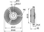 Mahle Cfc 52 000S - Oe 2005122 Frizione, Ventola Radiatore Per Sprinter (W901, W902), Sprinter (W903), Sprinter (W904)