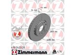 Zimmermann 470.2433.20 - Disco Freno Per Duster, Grand Scenic Iii (Jz), Laguna Iii, Fluence (L3), Megane Cc, Megane Iii, Megane Iv