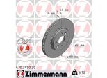 Zimmermann 470.2450.20 - Disco Freno Per Lodgy, Dokker, Captur I (H5, J5), Megane Ii