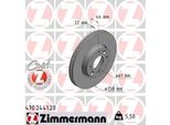 Zimmermann 470.2441.20 - Disco Freno Per Lodgy, Citan (W415), Captur I (H5, J5), Clio Iv, Kangoo (Kw), Kangoo (Fw), Zoe (Bfm)