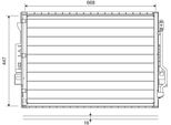 Valeo 822643 - Condensatore Aria Condizionata Oe 2215000554 Per Classe S (C216), Classe S (W221)