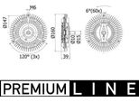 Mahle Cfc 265 000P - Oe 6132000022 Frizione, Ventola Radiatore Per Classe E (S210)