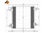 Nrf 35702 - Oe 1638300370 Condensatore Aria Condizionata Per Classe M (W163)
