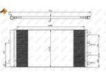 Nrf 35969 - Oe 8200880551 Condensatore Aria Condizionata Con Essiccatore Per Duster