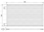 Valeo 822553 - Condensatore Aria Condizionata Oe 4155000054 Per Citan (W415), Vaneo (414), Kangoo (Kw), Kangoo (Fw)