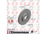 Zimmermann 470.2416.20 - Disco Freno Per Logan, Micra Iii (K12), Micra V (K14), Note (E11, NE11), Clio Iii, Megane Ii, Modus (F/JP0), Thalia Ii (Lu)