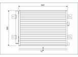 Valeo 814077 - Oe 8200741257 Condensatore Aria Condizionata Con Essiccatore Per Logan, Sandero, Duster, Logan I