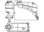 Mahle Crt 117 000S - Oe 210 500 05 49 Vaso Di Espansione Per Classe E (W210), Classe E (S210)