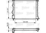 Valeo 731378 - Radiatore Oe 7700838134, Raffreddamento Motore Per Logan, Clio Ii, Kangoo (Kc), Kangoo (Fc), Logan I, Megane I, Megane Scenic, Scenic I, Thalia I (Lb), Thalia Ii (Lu)