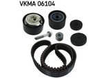 Skf Vkma 06104 Kit Cinghia Dentata Oe 7700107150 Compatibile Con Avantime, Clio, Espace, Scenic, Laguna, Megane, Vel Satis