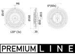 Mahle Cfc 54 001P - Oe 2003722 Frizione, Ventola Radiatore Per Sprinter (W901, W902), Sprinter (W903), Sprinter (W904)