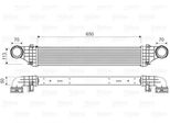 Valeo 818337 - Intercooler Oe 2115001002 Per Classe E (W211), Classe E (S211)