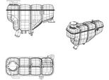Nrf 454037 - Vaso Di Espansione Oe 2025000249 Per Classe C (W202), Classe C (S202), Clk (C208), Clk (A208), Classe G (W463)