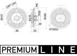 Mahle Cfc 44 001P - Oe 1122000222 Frizione, Ventola Radiatore Per Classe M (W163)