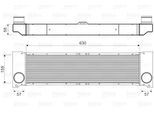 Valeo 818356 - Intercooler Oe 6395010801 Per Vito (W639), Viano (W639)