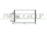 Prasco ME750C001 - Condensatore Aria Condizionata Oe 4155000054 Per Citan (W415), Kangoo (Kw), Kangoo (Fw)