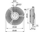 Mahle Cfc 72 000S - Oe 2003822 Frizione, Ventola Radiatore Per Sprinter (W901, W902), Sprinter (W903), Sprinter (W904)