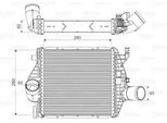 Valeo 818590 - Intercooler Oe 6385012901 Per Classe V (638/2), Vito (W638)