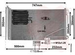 Van Wezel 30005298 Condensatore Climatizzatore Condensatore Climatizzatore Adatto Per MERCEDES-BENZ Classe C Berlina (W203) +Essiccatore
