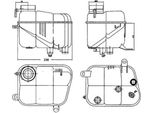 Mahle Crt 120 000S - Oe 140 500 04 49 Vaso Di Espansione Per Classe S (W140), Classe S (C140)