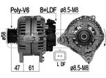 Era 209072A - Alternatore Oe 82 00 327 183 Per Logan, Sandero, Duster, Grand Scenic Ii (Jm), Megane Ii, Scenic Ii