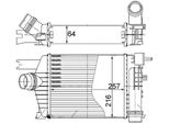 Mahle Ci 498 000S - Intercooler Oe 144961381R Per Duster, Captur I (H5, J5), Clio Iv