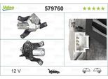 Valeo 579760 - Oe 6001548990 Motore Tergicristallo, Posteriore Per Logan