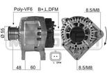 Era 210394A - Alternatore Oe 23100 00Q0G Per Duster, Logan, Sandero, Micra Iii (K12), Note (E11, NE11), Qashqai +2 I (J10), Tiida (C11), Clio Ii, Clio Iii, Grand Scenic Ii (Jm), Kangoo (Kc), Kangoo (Fc), Logan I, Twingo Ii (CN0), Thalia Ii (Lu), Thalia I (Lb), Scenic Ii, Megane Ii