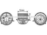 Prasco MS8607 - Motore Soffiatore Oe 1698200642 Per Classe A (W169), Classe B (W245)