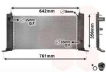 Van Wezel 17002243 - Radiatore Oe 46766167, Raffreddamento Motore Per Stilo
