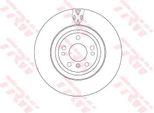 Trw DF6833S - Oe 166 421 06 12 Disco Freno Per Gle (W166), Gle (C292), Classe M (W166)