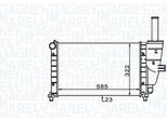 Magneti Marelli 350213187100 - Oe 46745043 Radiatore, Raffreddamento Motore Per Punto