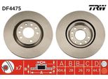 Trw DF4475 - Disco Freno Oe 517572290 Per Croma