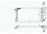 Magneti Marelli 350213196000 - Oe 51724183 Radiatore, Raffreddamento Motore Per Punto