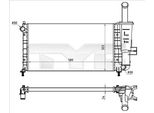 Tyc 709-0026-R - Radiatore Oe 46745043, Raffreddamento Motore Per Punto