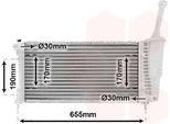 Van Wezel 17002308 - Oe 46834075 Radiatore, Raffreddamento Del Motore Per Idea