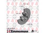 Zimmermann 430.2639.00 - Disco Freno Per Talento, Vivaro (X82), Vivaro B (X82), Trafic Iii (Jg), Trafic Iii (Fg), Trafic Iii (Eg)