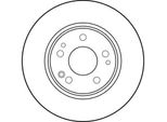 Trw DF1581 - Oe 124 421 13 12 Disco Freno Per Classe E (W124), Classe E (C124), Classe E (S124)