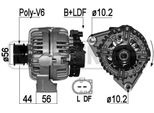 Era 209103A - Alternatore Oe 012 154 03 02 Per Classe E (S210), Classe E (W210), Clk (A208), Classe C (S202)